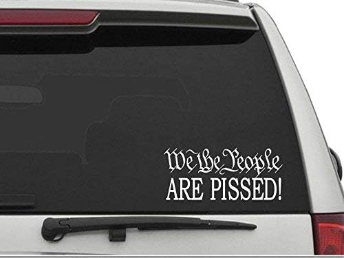 Decal Dan - "We The People are Pissed Vinyl Car Truck Window Laptop Decal Sticker Political
