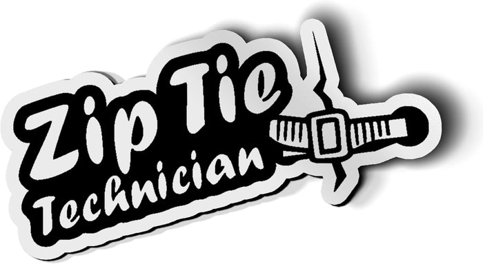 IMS Zip Tie Technician Funny JDM Racing Auto Mechanic Anime Waterproof Vinyl Sticker Decal Laptop Car Water Bottle
