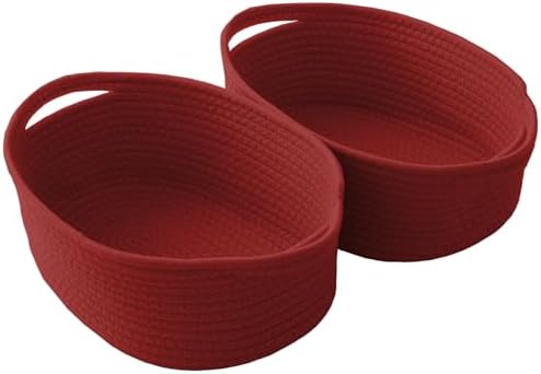 JMvicyroam Small Woven Basket, Empty Gift Basket, White/1 Pack|B0FGP87WT1