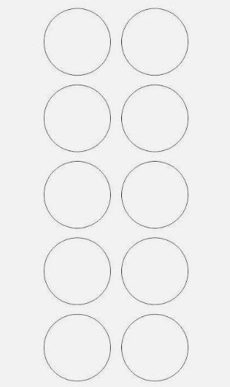 1.5" White Round Label Dots Vinyl Sticker for Car Truck Window Phone Sticker Car Bumper Decal