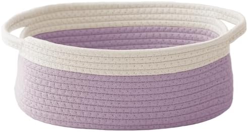JMvicyroam Small Woven Basket, Empty Gift Basket, White/1 Pack|B0FGP87WT1