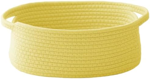 JMvicyroam Small Woven Basket, Empty Gift Basket, White/1 Pack|B0FGP87WT1