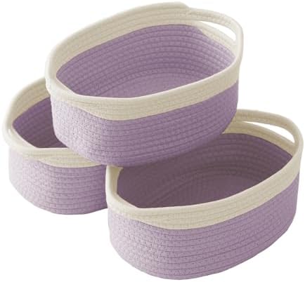 JMvicyroam Small Woven Basket, Empty Gift Basket, White/1 Pack|B0FGP87WT1