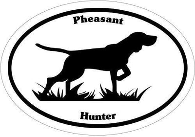 Pheasant Decal - Pointing Dog Hunting Vinyl Sticker