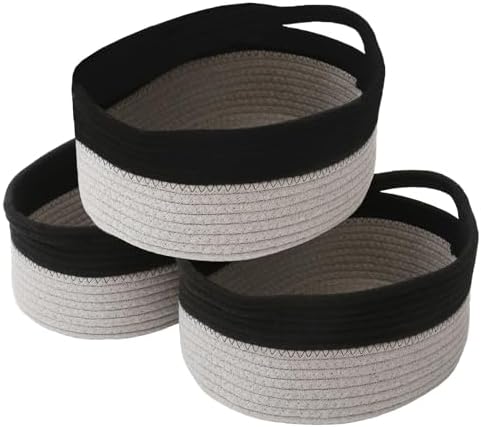 JMvicyroam Small Woven Basket, Empty Gift Basket, White/1 Pack|B0FGP87WT1