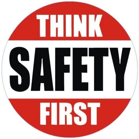 Kramer Safety First Sticker for Car Vinyl Decal Water Bottle Laptop Decal Phone (2" Set of 2)