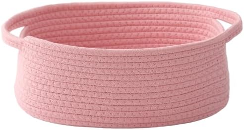 JMvicyroam Small Woven Basket, Empty Gift Basket, White/1 Pack|B0FGP87WT1