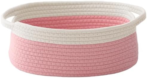 JMvicyroam Small Woven Basket, Empty Gift Basket, White/1 Pack|B0FGP87WT1