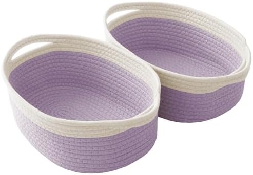 JMvicyroam Small Woven Basket, Empty Gift Basket, White/1 Pack|B0FGP87WT1