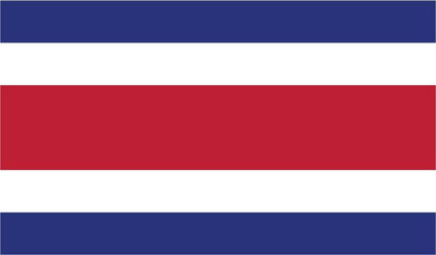 JMM Industries Costa Rica Flag Vinyl Decal Sticker Costa Rican Tico Car Window Bumper 2-Pack 5-Inches by 3-Inches Premium Quality UV-Resistant Laminate PDS411