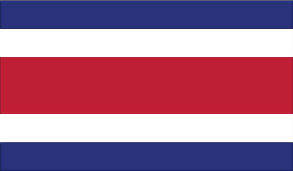 JMM Industries Costa Rica Flag Vinyl Decal Sticker Costa Rican Tico Car Window Bumper 2-Pack 5-Inches by 3-Inches Premium Quality UV-Resistant Laminate PDS411