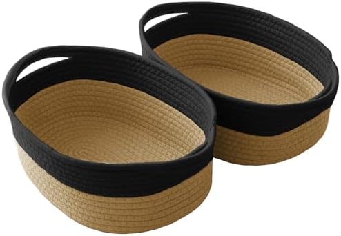 JMvicyroam Small Woven Basket, Empty Gift Basket, White/1 Pack|B0FGP87WT1