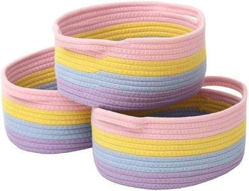 JMvicyroam Small Woven Basket, Empty Gift Basket, White/1 Pack|B0FGP87WT1