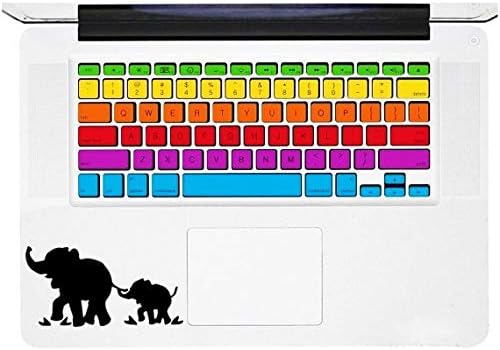 Elephant Mom and Baby Decorative Laptop Skin Decal