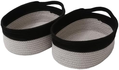 JMvicyroam Small Woven Basket, Empty Gift Basket, White/1 Pack|B0FGP87WT1