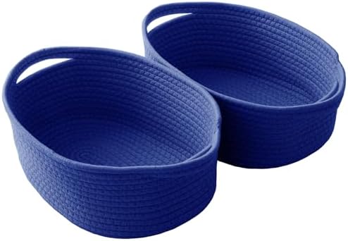 JMvicyroam Small Woven Basket, Empty Gift Basket, White/1 Pack|B0FGP87WT1
