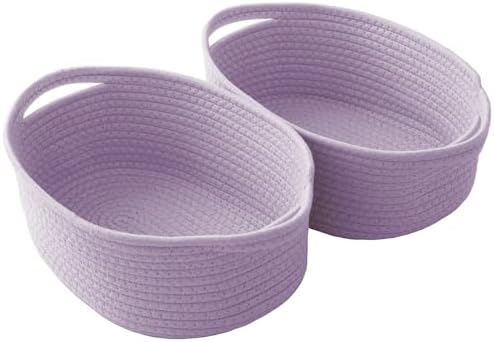 JMvicyroam Small Woven Basket, Empty Gift Basket, White/1 Pack|B0FGP87WT1