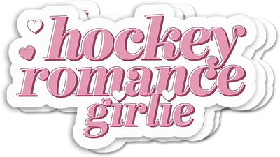 (3pcs) Hockey Romance Girlie Sticker - Bookish Sticker - Book Lover Gift - Reading Lover - E-Reader - Decorative Decals - Durable & Waterproof - Perfect for Laptops Water Bottles Car