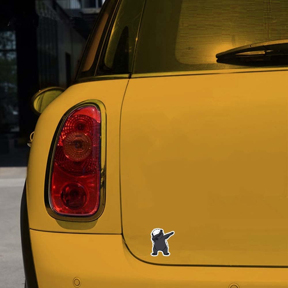Sticker Kids Dabbing Honey Badger Animal Clothing Apparel Decal for Car Truck Bumper Laptop Vinyl Window Wall US.