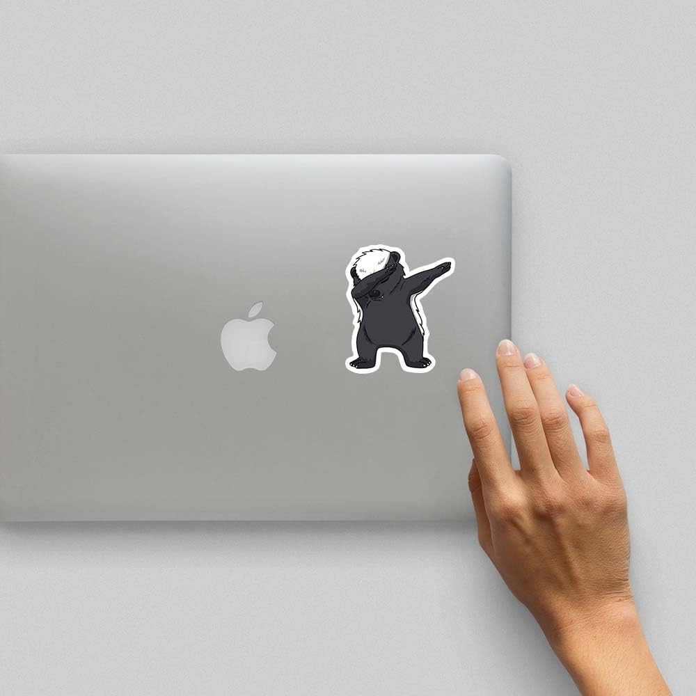 Sticker Kids Dabbing Honey Badger Animal Clothing Apparel Decal for Car Truck Bumper Laptop Vinyl Window Wall US.