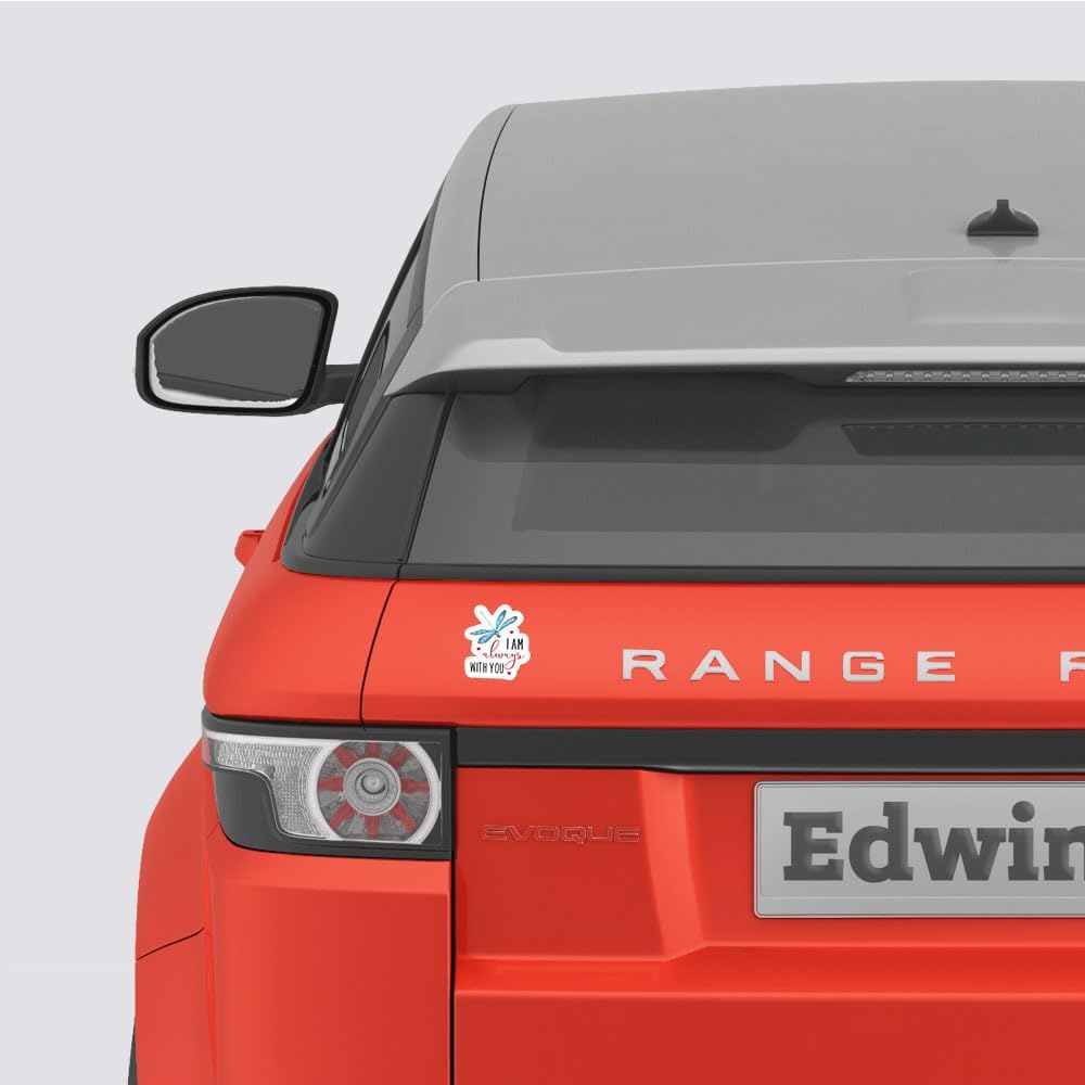 Edward stickers for Everyone Sticker Dragonfly I Am Always with You 3'' Decal for Car Truck Bumper Laptop Vinyl Window Wall US