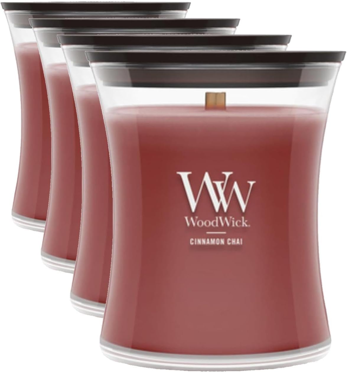 WoodWick Vanilla Bean Scented Candle, Crackling Wick, 9.7oz
