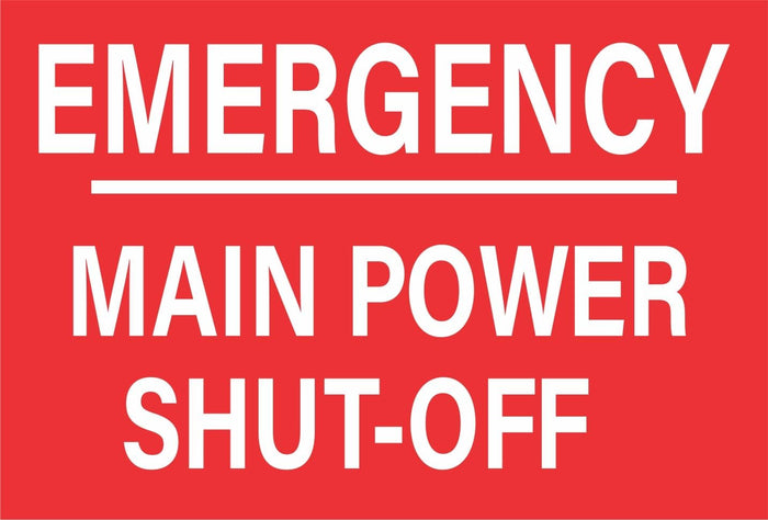 Vinyl Stickers - Bundle - Safety and Warning & Warehouse Signs Stickers - Main Sign