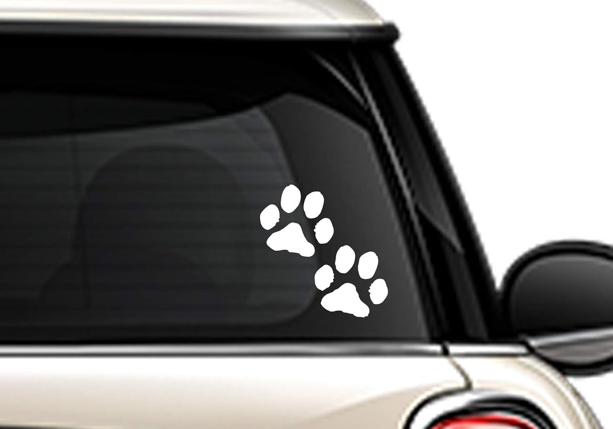Puppy Dog PRINTS Automotive Decal/Bumper Sticker