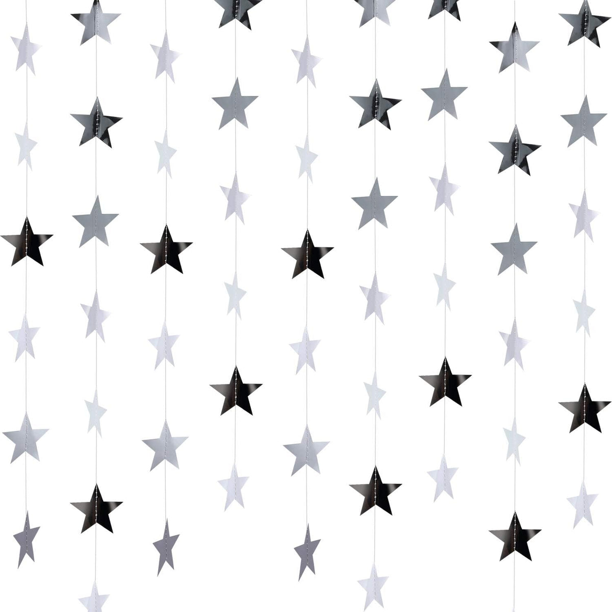 Patelai 130 ft Star Garland Banner Decor, Gold