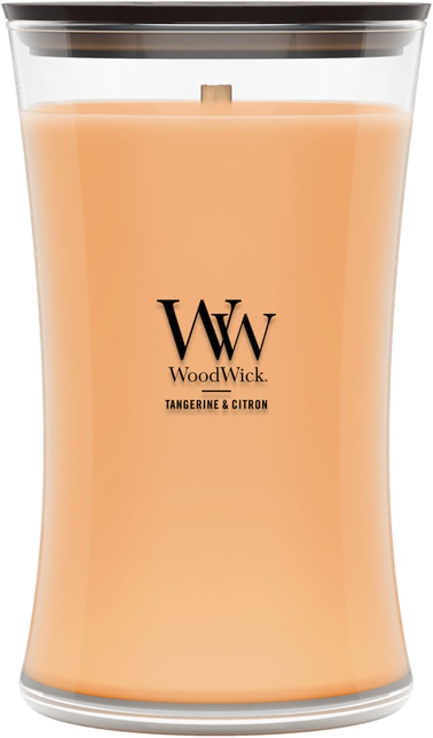 WoodWick Vanilla Bean Scented Candle, Crackling Wick, 9.7oz