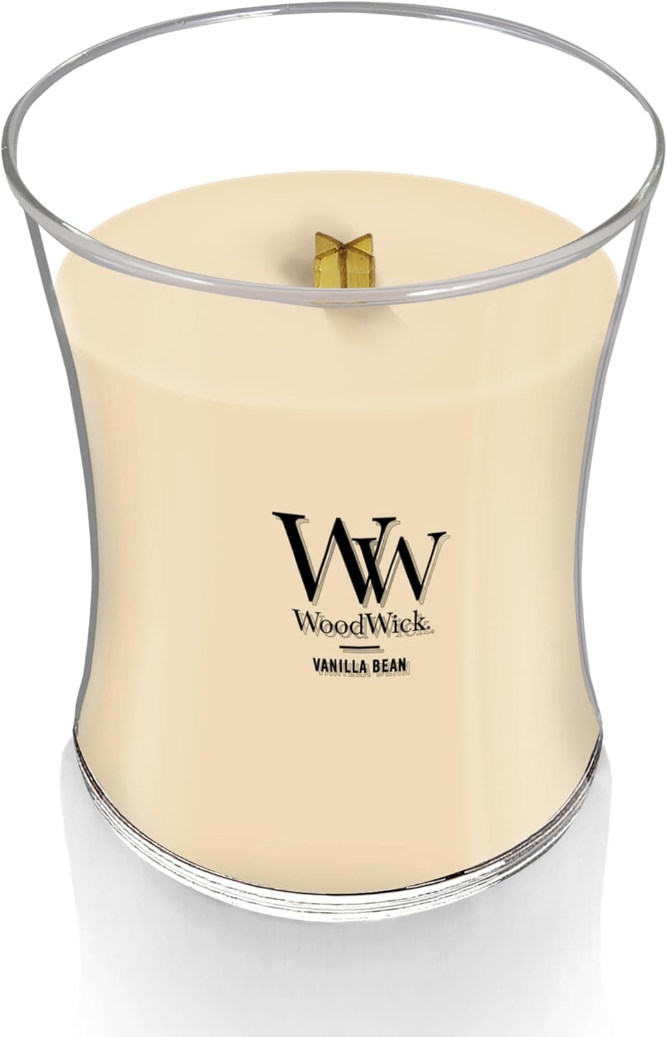 WoodWick Vanilla Bean Scented Candle, Crackling Wick, 9.7oz
