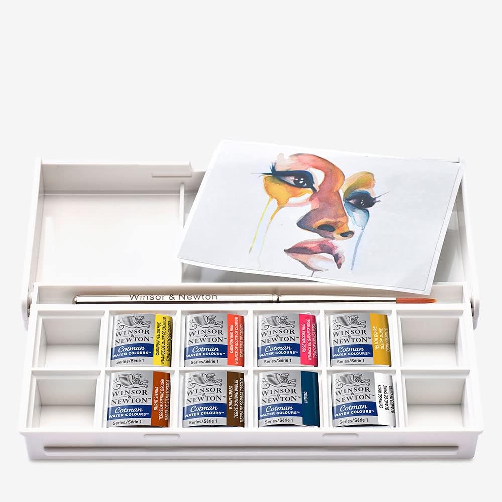 Winsor & Newton Cotman Watercolor Paint Set, Sketchers' Pocket Set