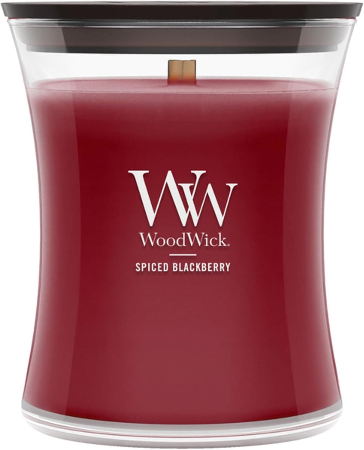 WoodWick Vanilla Bean Scented Candle, Crackling Wick, 9.7oz