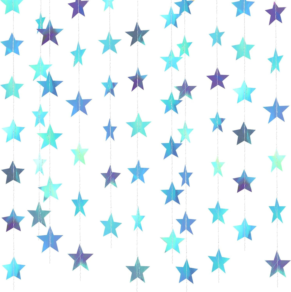 Patelai 130 ft Star Garland Banner Decor, Gold