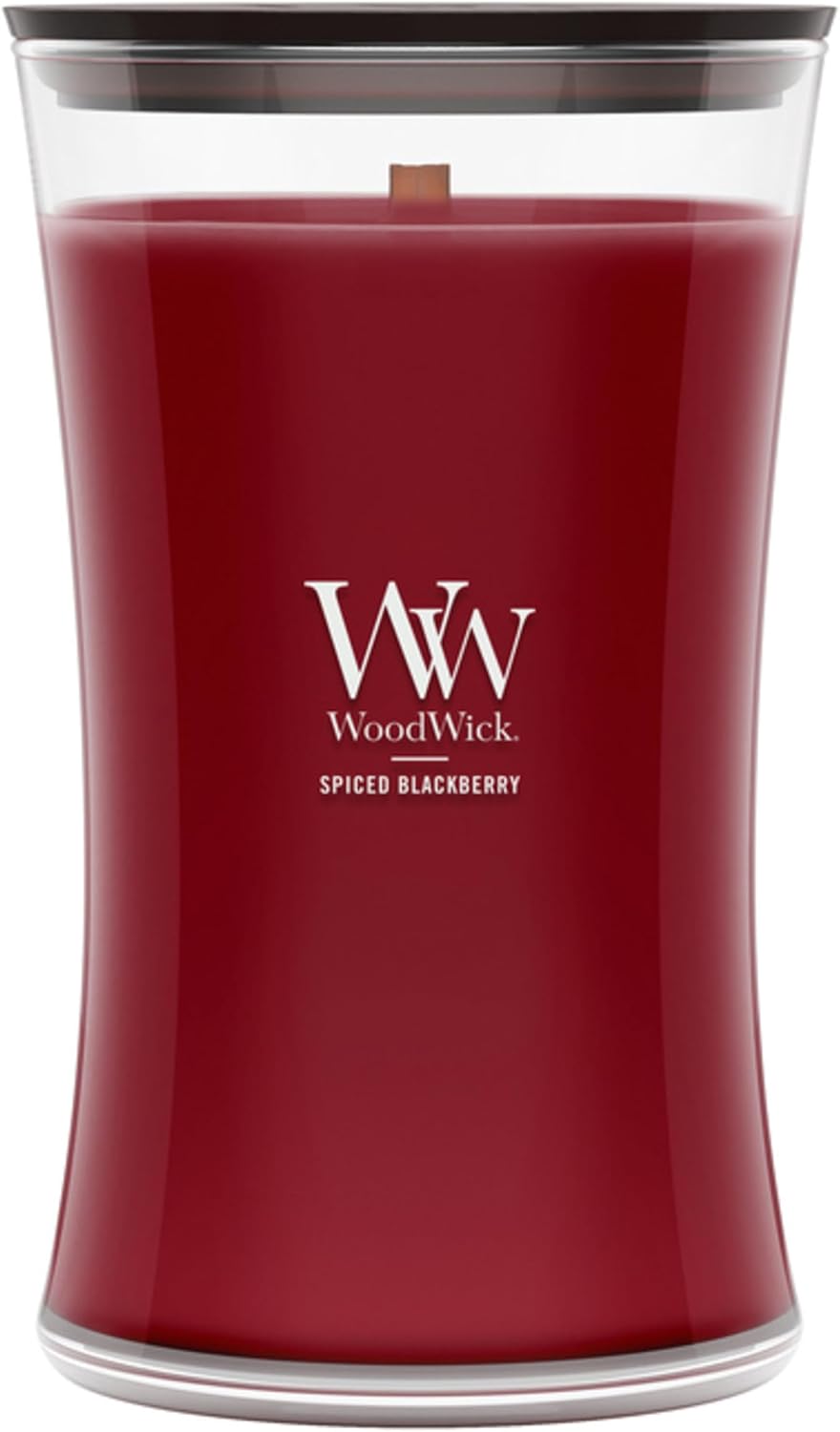 WoodWick Vanilla Bean Scented Candle, Crackling Wick, 9.7oz