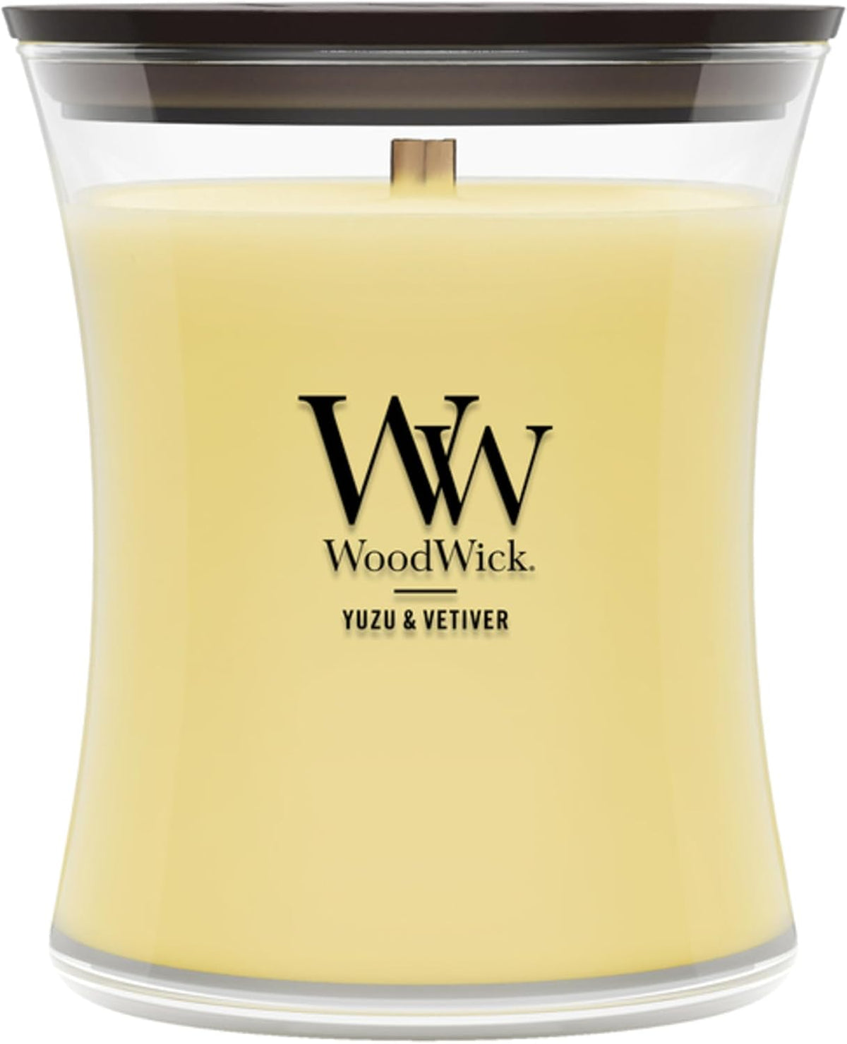 WoodWick Vanilla Bean Scented Candle, Crackling Wick, 9.7oz