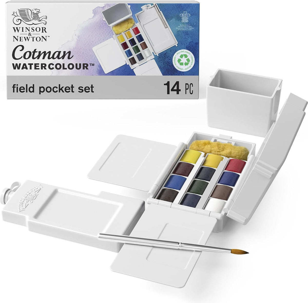 Winsor & Newton Cotman Watercolor Paint Set, Sketchers' Pocket Set