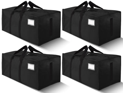 HOMESURE Supports 200lbs Heavy Duty Moving Bags - Strong Zipper & Wrap-Around Handles - Water-Resistant Storage Totes, Durable Alternative to Moving Boxes
