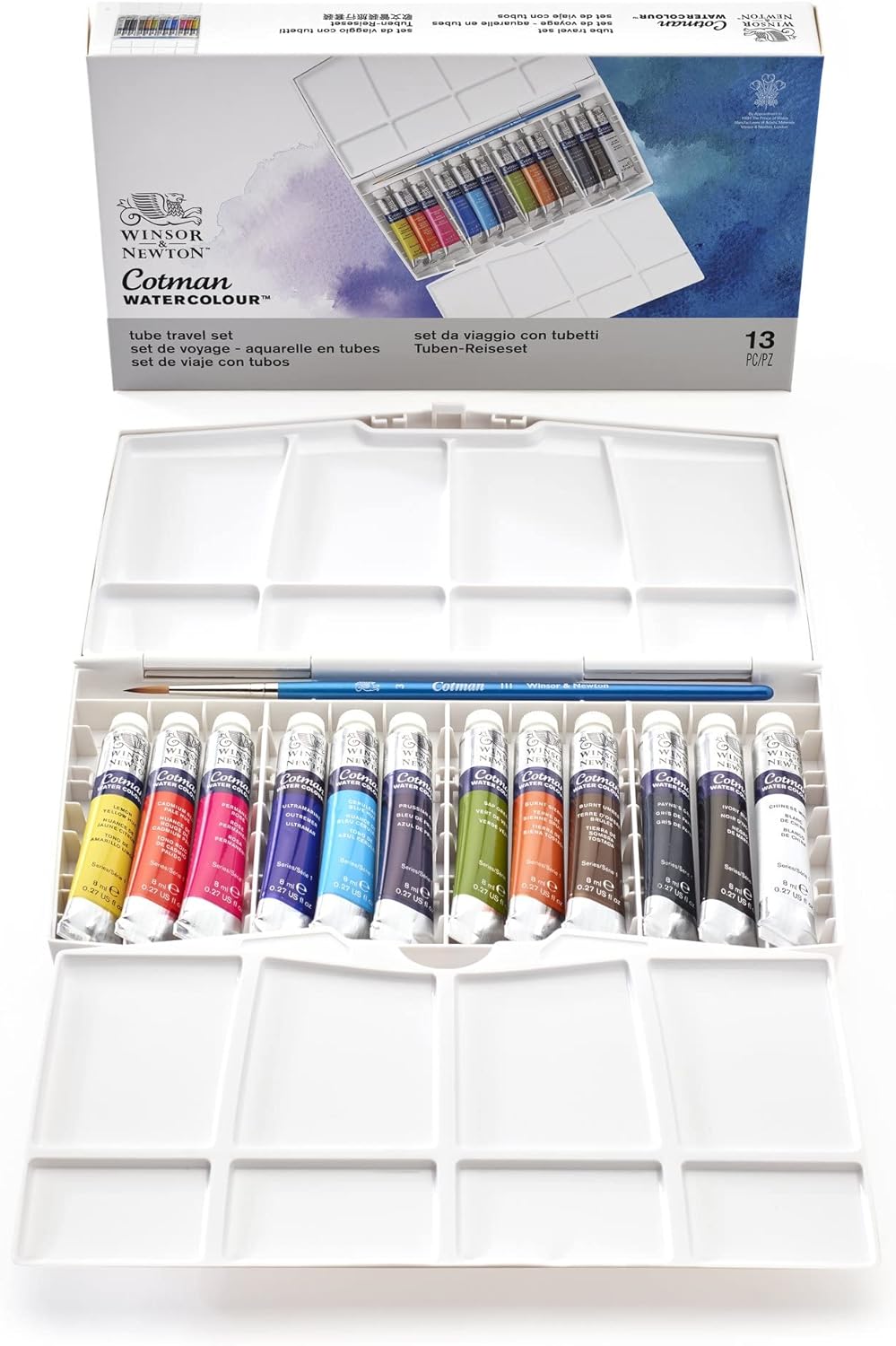 Winsor & Newton Cotman Watercolor Paint Set, Sketchers' Pocket Set