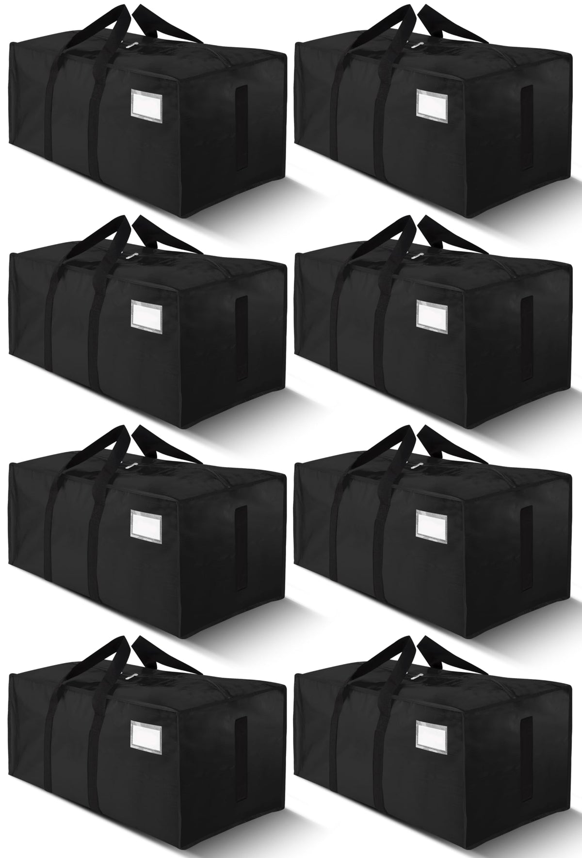 HOMESURE Supports 200lbs Heavy Duty Moving Bags - Strong Zipper & Wrap-Around Handles - Water-Resistant Storage Totes, Durable Alternative to Moving Boxes