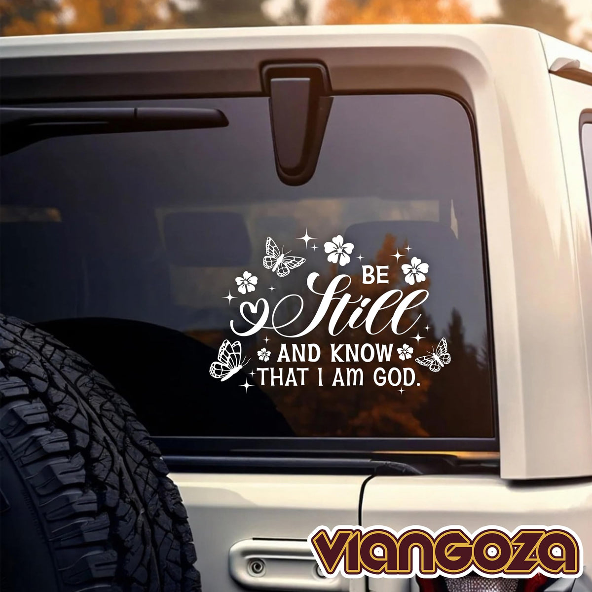 They Whispered to Her I Am the Storm Car Decal Pink Butterfly Stickers Christian Inspiration Decals Vinyl Waterproof 8 inch Bumper Sticker for Trucks Window Car Accessories Gifts for Mom