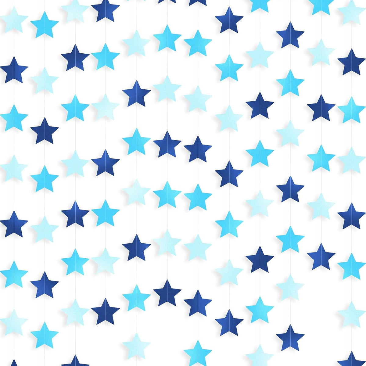 Patelai 130 ft Star Garland Banner Decor, Gold