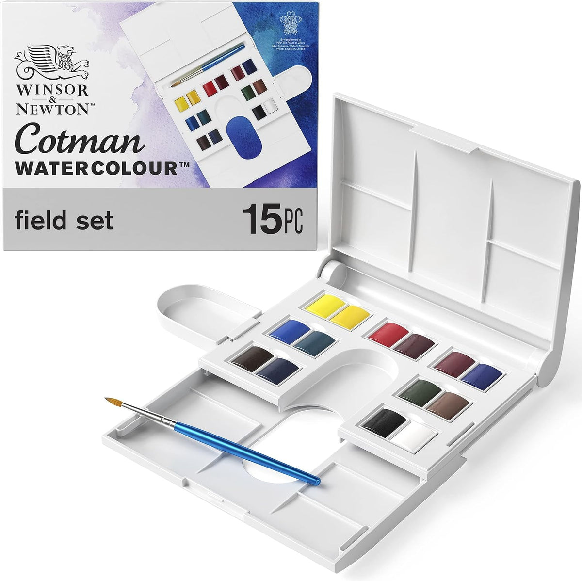 Winsor & Newton Cotman Watercolor Paint Set, Sketchers' Pocket Set