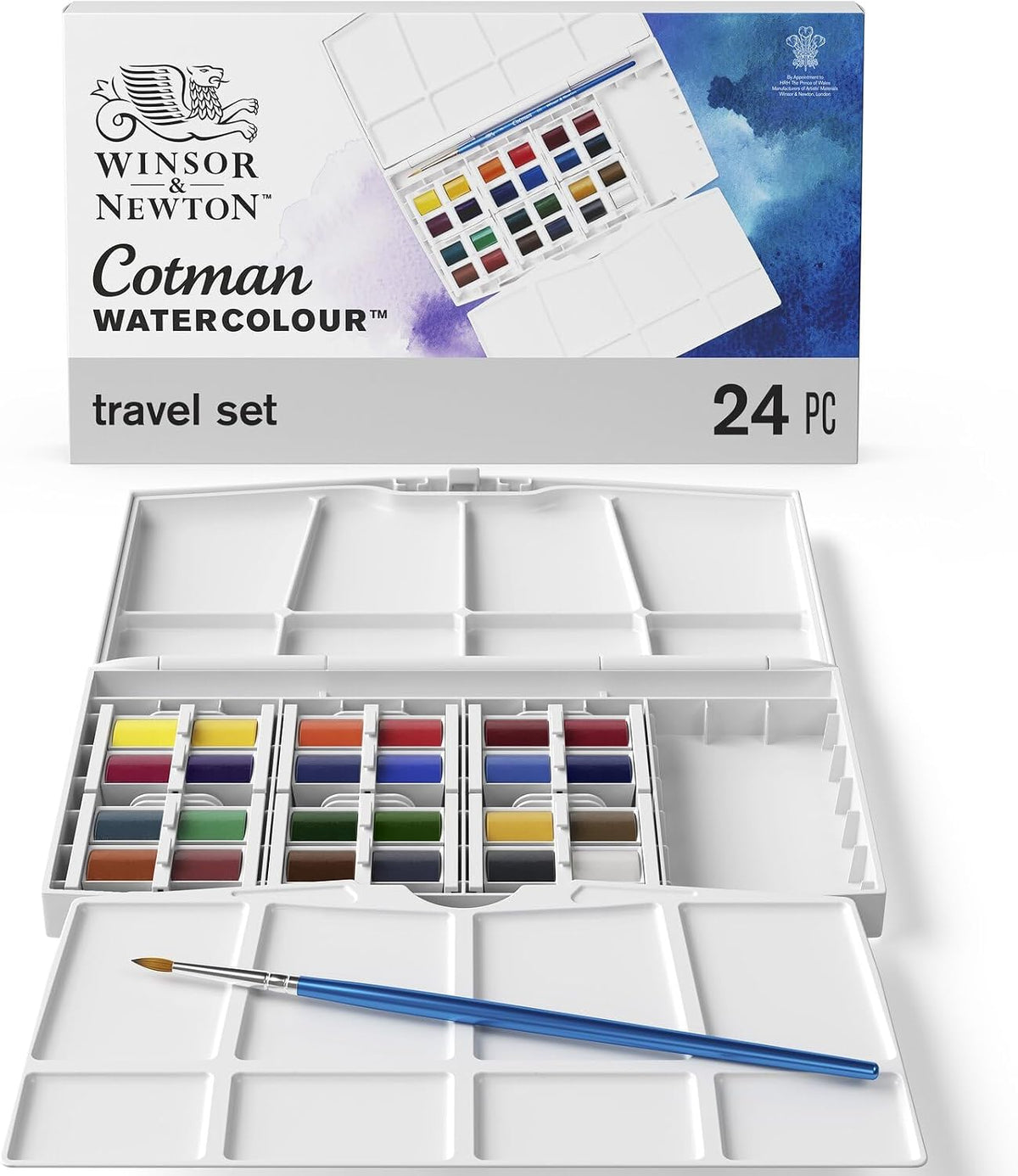 Winsor & Newton Cotman Watercolor Paint Set, Sketchers' Pocket Set