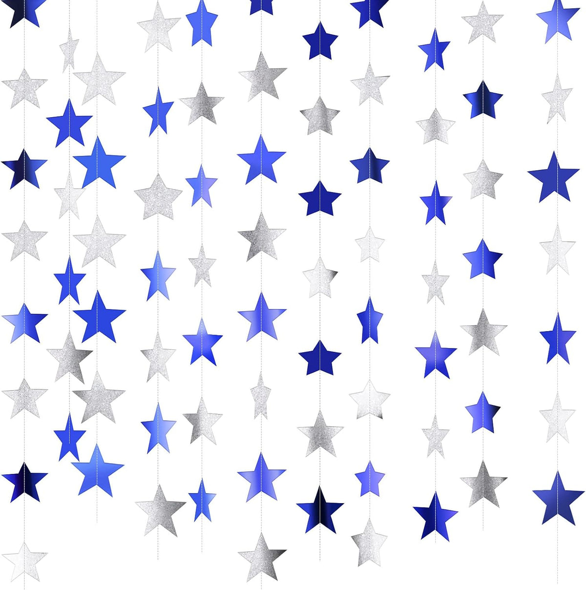 Patelai 130 ft Star Garland Banner Decor, Gold