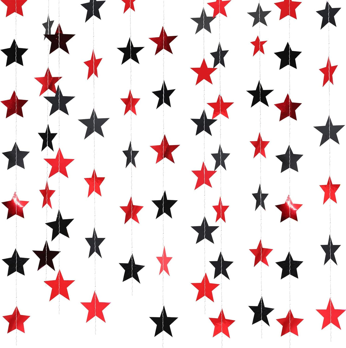Patelai 130 ft Star Garland Banner Decor, Gold