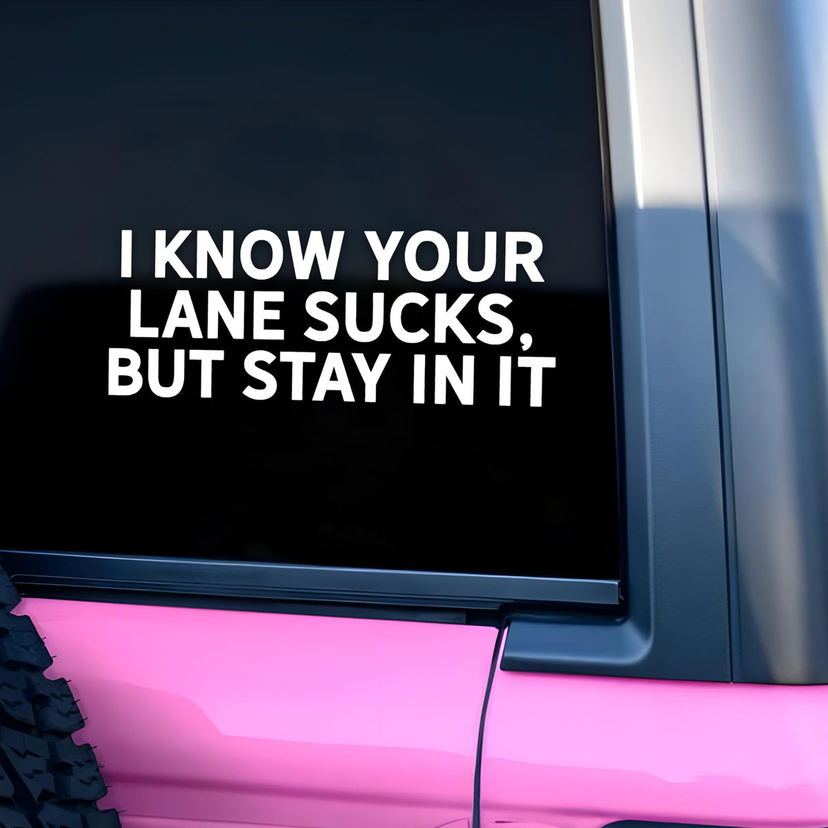 Just A Girl Car Decal Pink Bow Cute Motivation Positive Gifts Car Mirror Accessories Affirmations Funny Vinyl Decal Waterproof 8 Inches Bumper Decal Gifts for Mom Dad Friend Coworker