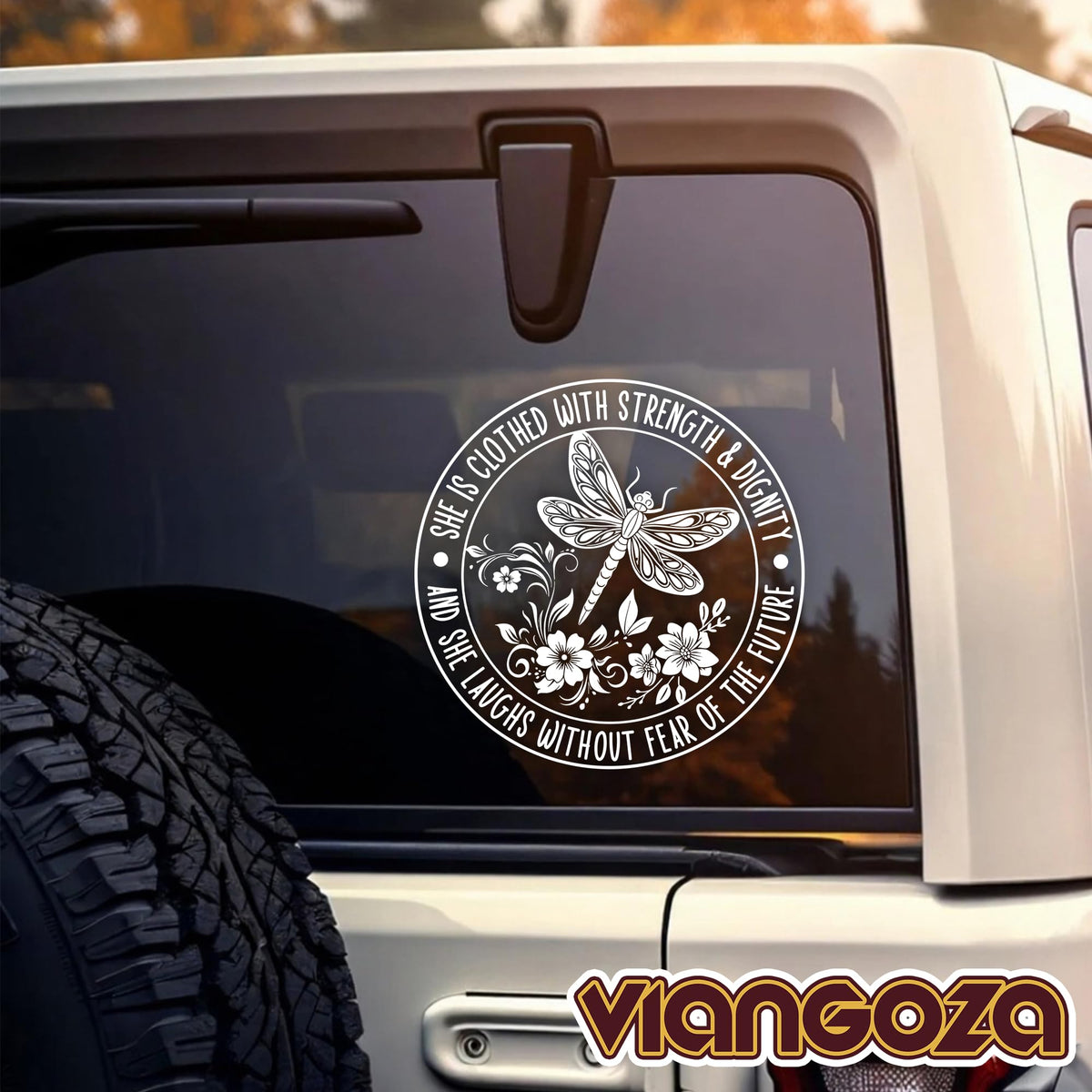 They Whispered to Her I Am the Storm Car Decal Pink Butterfly Stickers Christian Inspiration Decals Vinyl Waterproof 8 inch Bumper Sticker for Trucks Window Car Accessories Gifts for Mom