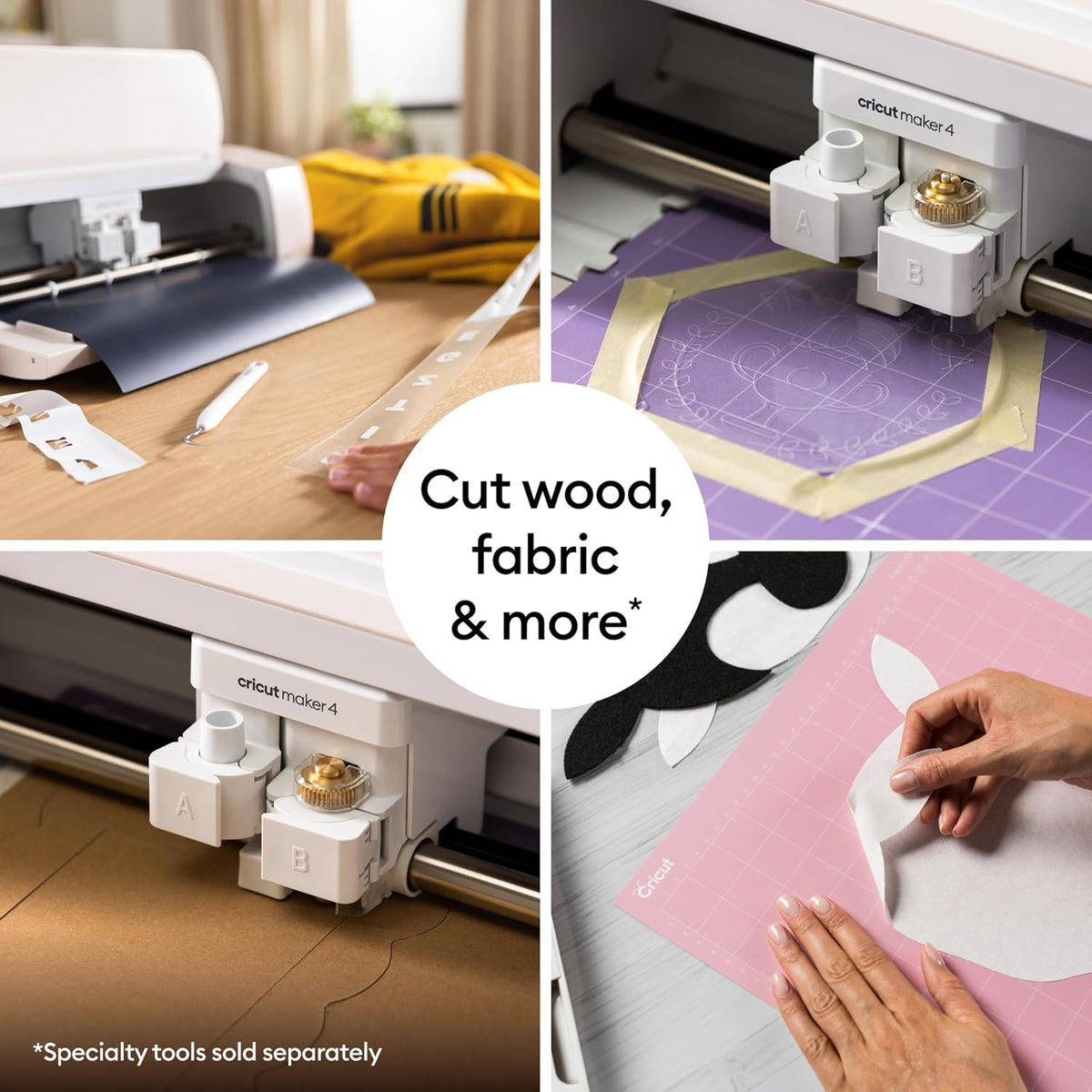 Cricut Maker 4 - Smart Cutting Machine (Seashell) | Digital Content Bundle