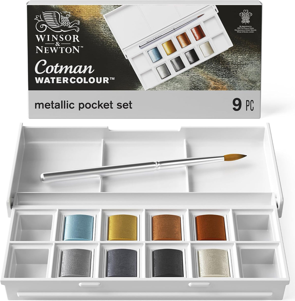 Winsor & Newton Cotman Watercolor Paint Set, Sketchers' Pocket Set
